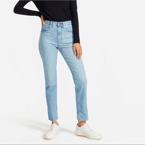 Everlane Japanese Denim Cheeky Jean Sky Blue Wash Size 28
